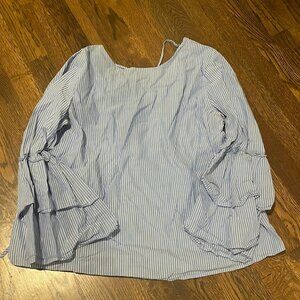 Loft shirt with balloon sleeve